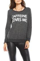  Caffeine Graphic Sweater