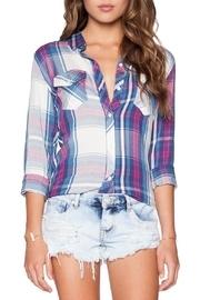  Carmen Plaid Top