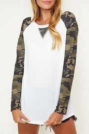  Camouflage Baseball Tee