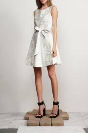  Jacquard Fit & Flare Dress