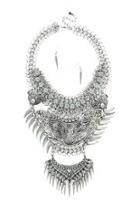 Silver Peacock Necklace