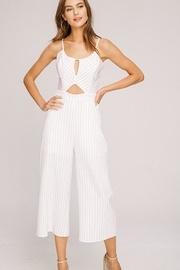  Open Front Jumpsuit