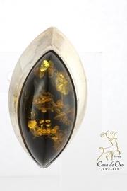  Amber Earrings Sterling