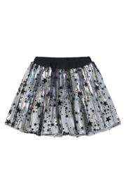  Black Stars Metallic Skirt