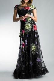  Floral Applique Gown
