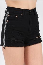  Check Stripe Shorts