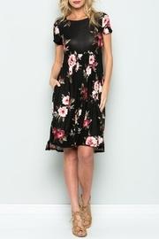  Flower Cage Back Dress