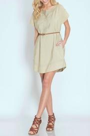  Khaki Tunic Dress