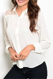  Ivory Button-up Top