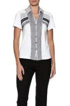 Stud Embellished Blouse