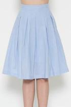  Linen Midi Skirt