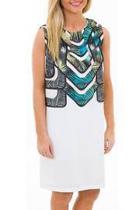  Palm Geo Dress