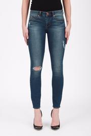 Distressed Ankle Jeans