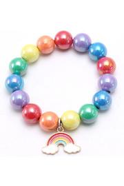  Chunky Beaded Pendant Bracelet