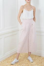  Red Pinstripe Culottes