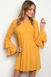  Mustard Bell Dress