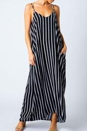  Striped Harem Maxi-dress