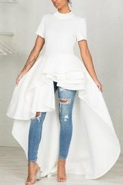  Extended Ruffle Top