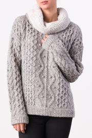  Shearling Cable Hoodie