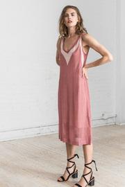  V-neck Midi Dress