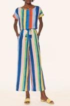  High Waisted Rainbow Pants