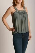  Pleated Front Tank