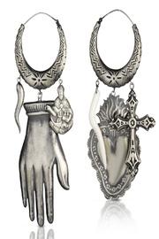  Exvoto Silver Earrings