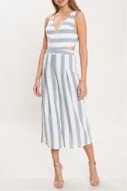  Stripe Cutout Jumper