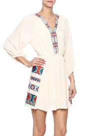  Multicolored Embroidered Dress