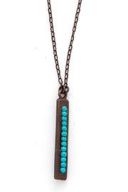  Turquoise Bar Necklace