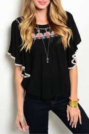  Coral Top Embroidery