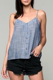  Chambray Striped Tank