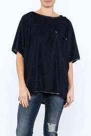  Navy Hooded Top