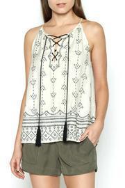  Gough Lace Up Top