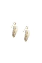  Sparkling Feather Earrings