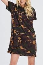  Camo T-shirt Dress
