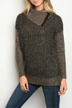  Black Taupe Sweater