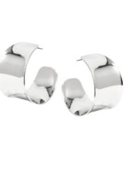  Silver Chunky Hoops