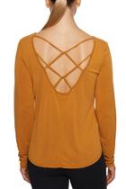  Cupro Strappy Back L/s Tee