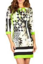  Print Lime Dress