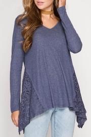 V Neck Lace Top