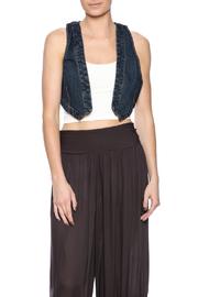 Crop Denim Vest