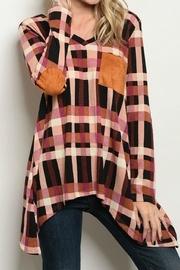  Pink Checker Sweater