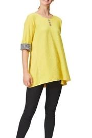  Yellow Honeycomb Tunic