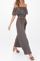  Jumpsuit In Gunmetal