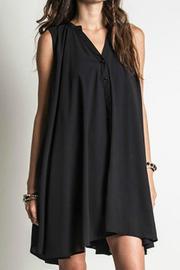  Black Trapeze Dress