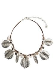  Feathers Statement Necklace