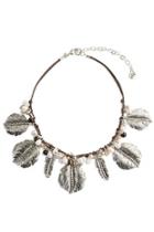  Feathers Statement Necklace