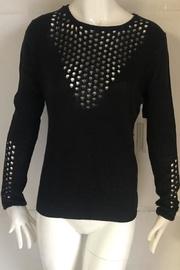  Black Cutout Sweater