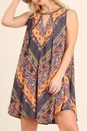  Mixed Floral Mini Dress